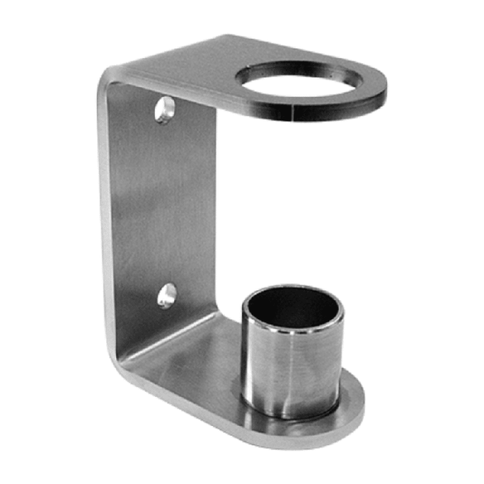 Wandanker met lijmverbinding voor buis 42,4 x 2,0 mm RVS-304 mat geslepen main product photo