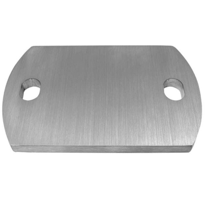 Ankerplaat 180 x 100 x 8 mm RVS-304 mat geslepen main product photo