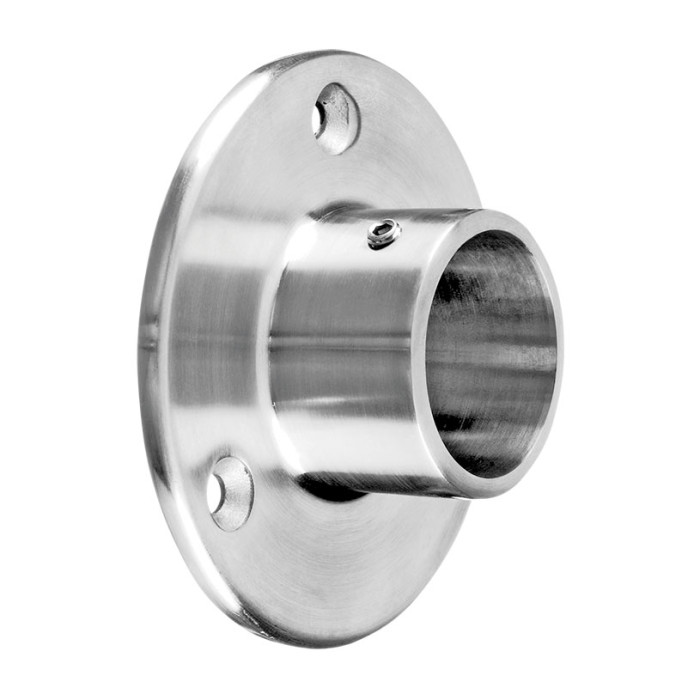 Muurflens voor buis 33,7 mm vast RVS-304 mat geslepen model 0505 main product photo