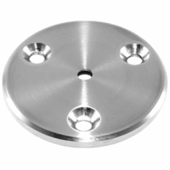 Schijf leuningsteun Ø 70 x 5 mm gat Ø 6,5 mm RVS-304 mat geslepen main product photo