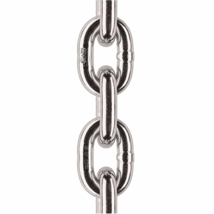 Ketting Roxma® 16 mm kortschalmig EN818-2/AS23321 per meter RVS-318L (Duplex) main product photo