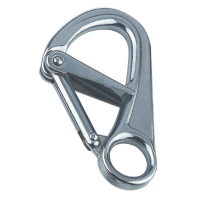 Karabijnhaak met kliksluiting 10x110 mm RVS-316 main product photo