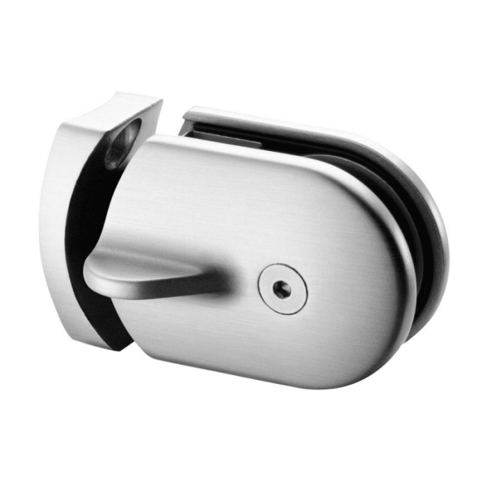 Schuifslot, buis/glas, buis Ø42,4 mm, voor glasdikte 6 - 12,76 mm, model 0282, RVS-316 main product photo