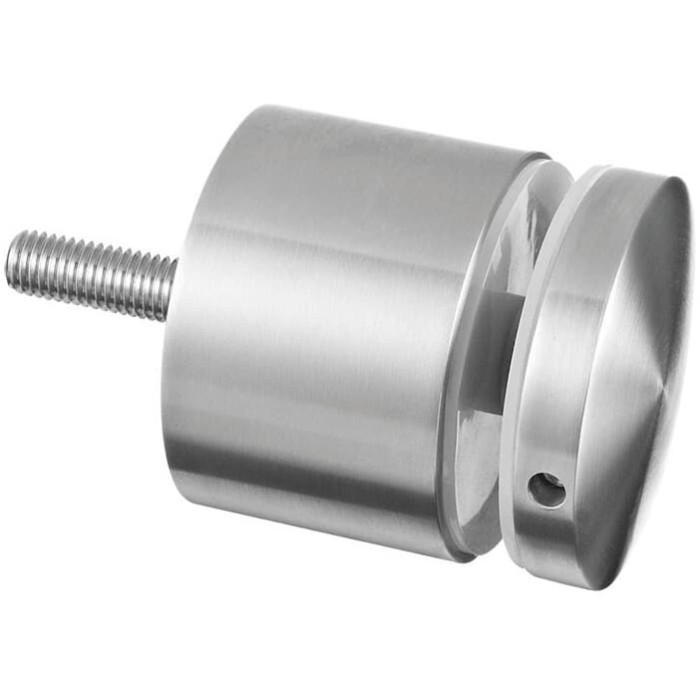 Glasadapter 70 mm vlak lengte 30 mm RVS-304 mat geslepen model 0748 main product photo
