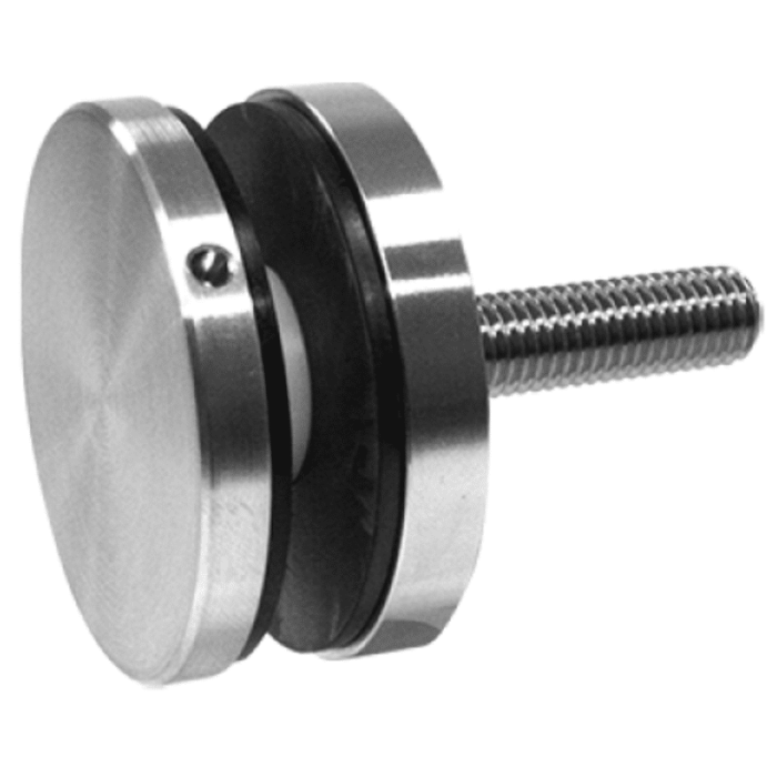 Glasadapter vlak met afstandsschijf Ø 52 mm RVS-304 mat geslepen main product photo