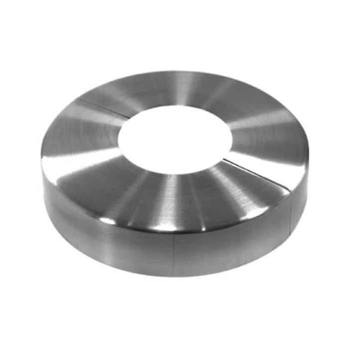 Afdekkap (deelbaar) Ø 105 x 22 mm gat Ø 42,4 mm RVS-304 mat geslepen main product photo