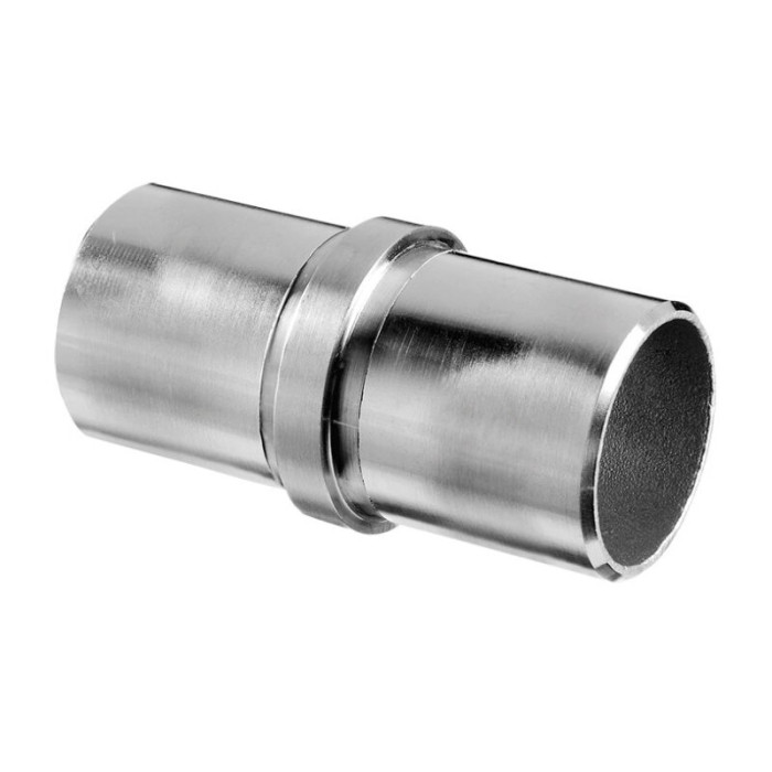 Buisverbinder voor buis 12 x 1,0 mm vast RVS-304 mat geslepen model 1790 main product photo