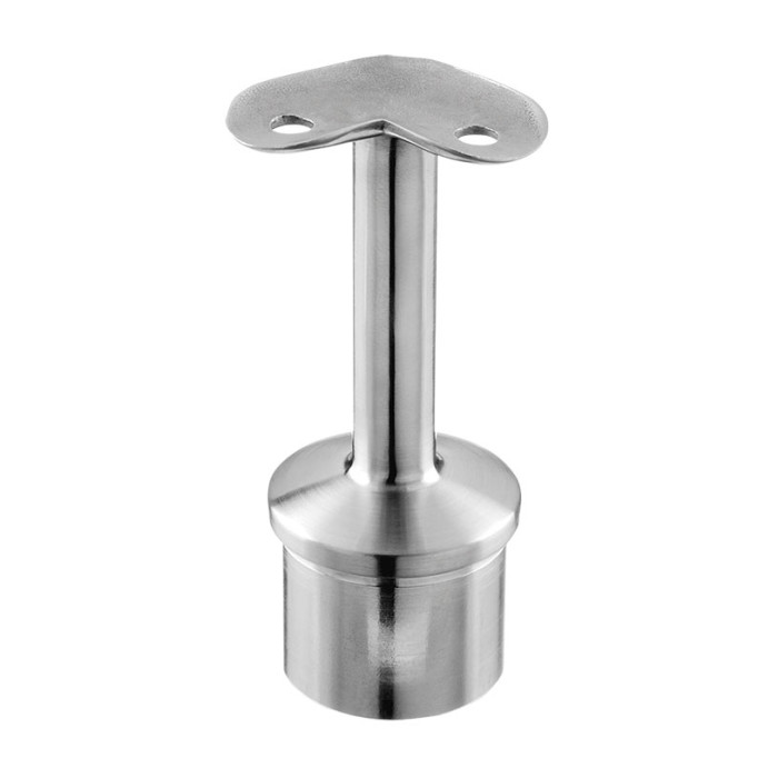 Railingsteun 90° 48,3 x 2,6 mm voor ligger 48,3 mm RVS-316 mat geslepen model 0713 main product photo