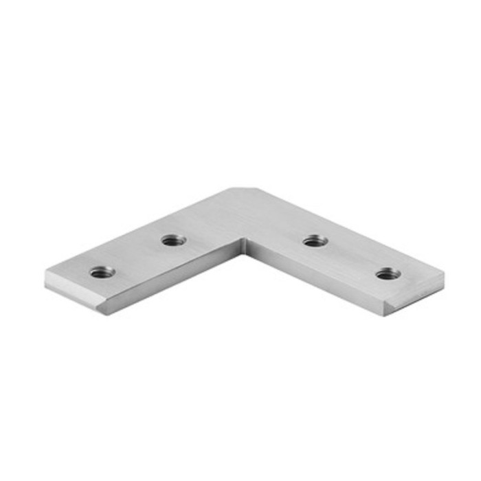Hoekverbinder, model 6311, onbewerkt aluminium main product photo