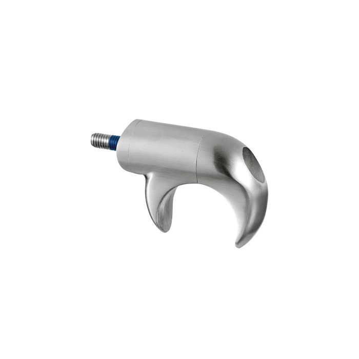 Houder voor glasframebuis 30 mm, 42,4 mm, model 0860, RVS-316 main product photo