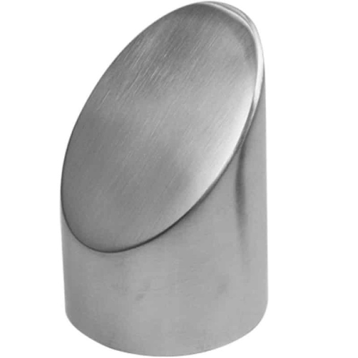 Schuine eindkap buis Ø 42,4 mm RVS-304 mat geslepen main product photo