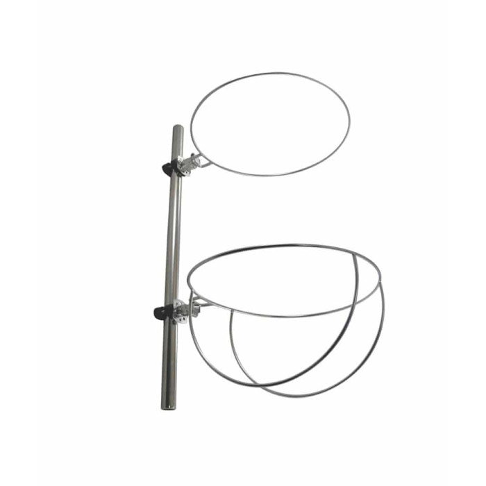 Beweegbare fenderhouder met wartel, max 200mm RVS-316 (A4) main product photo