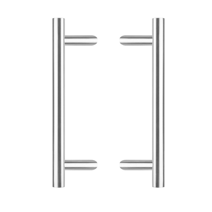 Intersteel Deurgrepen per paar T-schuin 700x85x25 HoH 500 rvs main product photo