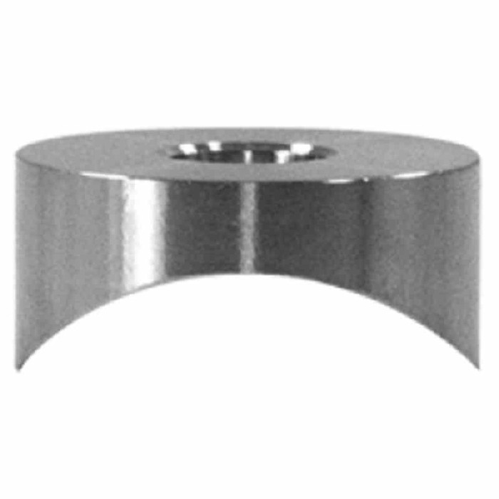 Buisadapter voor buis Ø 33,7 mm gat Ø 10,5 mm RVS-304 mat geslepen main product photo