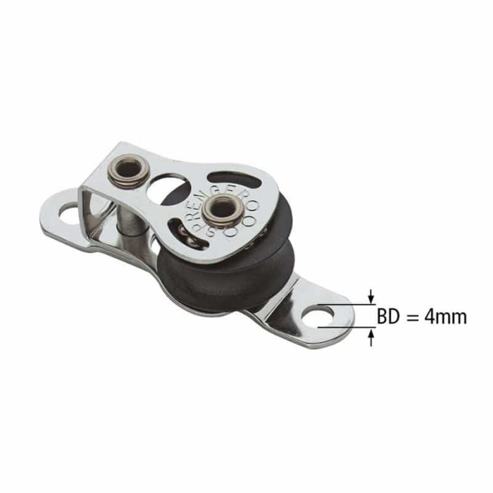 Sprenger schildpadblok met kogellager en beugel Ø 19 mm touwmaat 6 mm RVS-304 main product photo