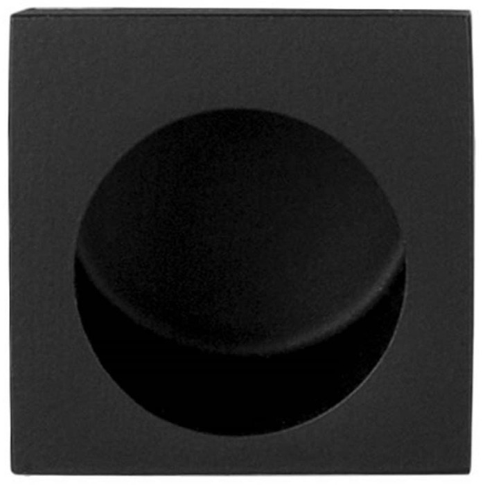 Schuifdeurkom SQUARE LSQ27 mat zwart gecoat RVS-304 main product photo
