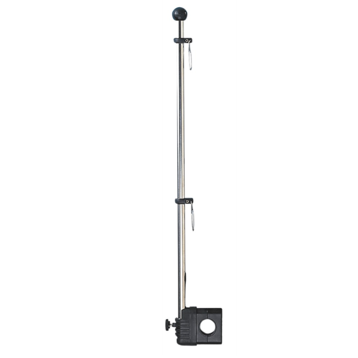 Vlaggenstok met houder voor railing, 22-25mm RVS-304 (A2) main product photo