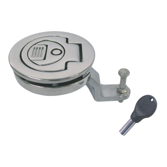 Luiksluiting rond met slot 61 mm RVS-304 main product photo
