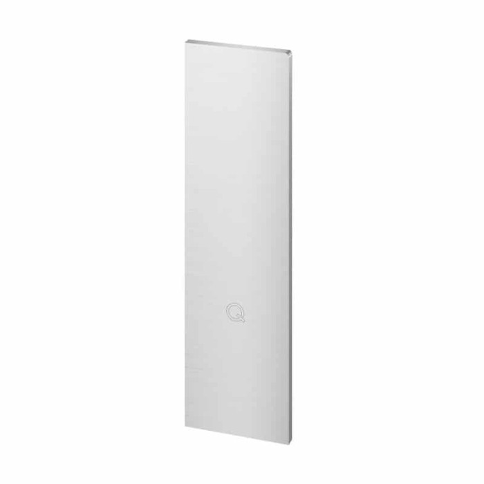 Eindkap Easy Glass Pro links 222 x 63 mm model 8133 aluminium (geanodiseerd) main product photo