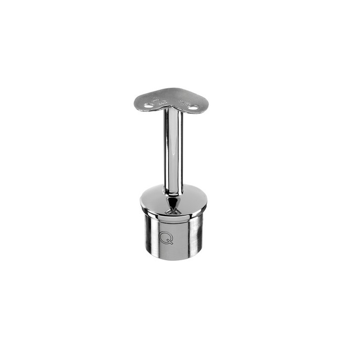 Handrailingsteun, 90°, buis 48,3 x 2,6 mm, model 0711, RVS-316, glanzend main product photo