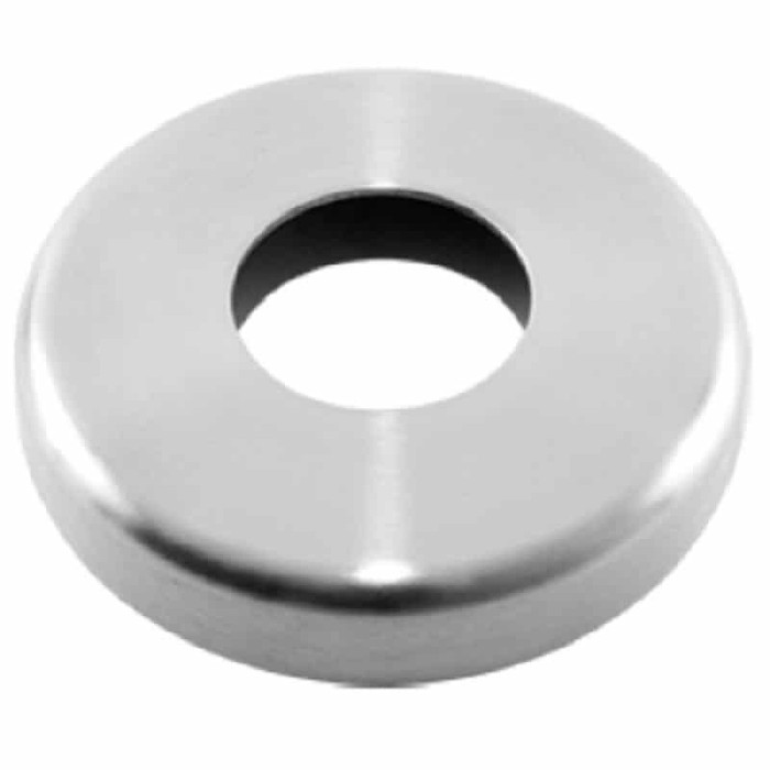 Afdekrozet Ø 85 x 16 mm gat Ø 33,7 mm RVS-304 mat geslepen main product photo