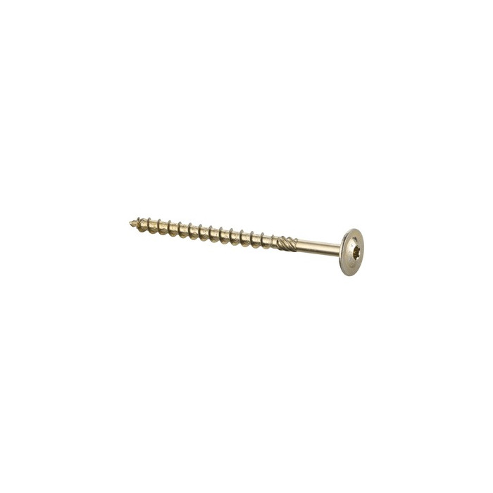 Spaanplaatschroef met schijfkop, 8 x 80 mm, staal verzinkt, QS-255 main product photo