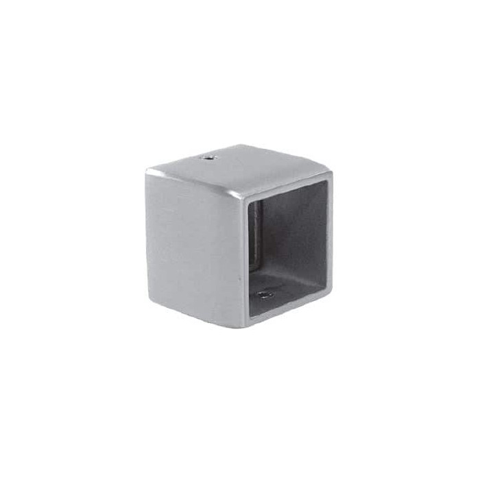 Muurflens voor koker 30 x 30 mm vast RVS-304 mat geslepen main product photo