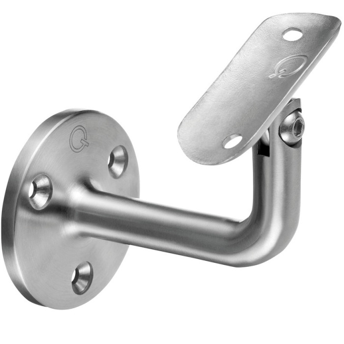 Leuninghouder variabel buis Ø 42,4 mm RVS-304 mat geslepen model 0102 main product photo