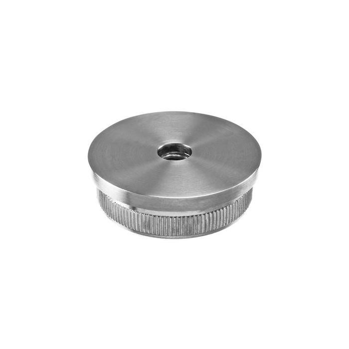 Eindkap vlak met gat 42,4 x 2,6 mm RVS-304 mat geslepen model 5736 main product photo