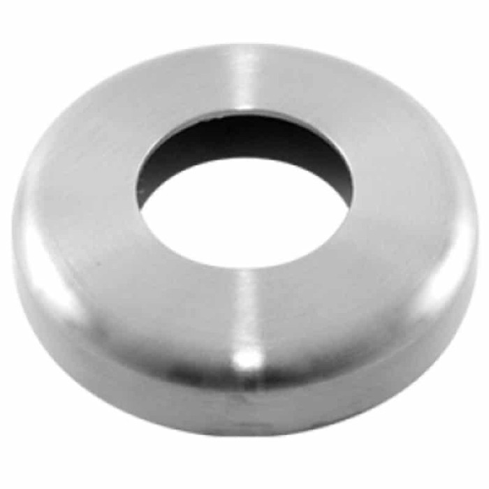 Afdekrozet Ø 75 x 15 mm gat Ø 33,7 mm RVS-304 mat geslepen main product photo