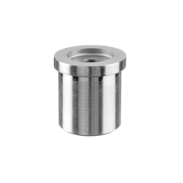 Buisadapter voor vlakke ligger voor buis 42,4 x 2,0 mm vast RVS-316 mat geslepen model 0725 main product photo