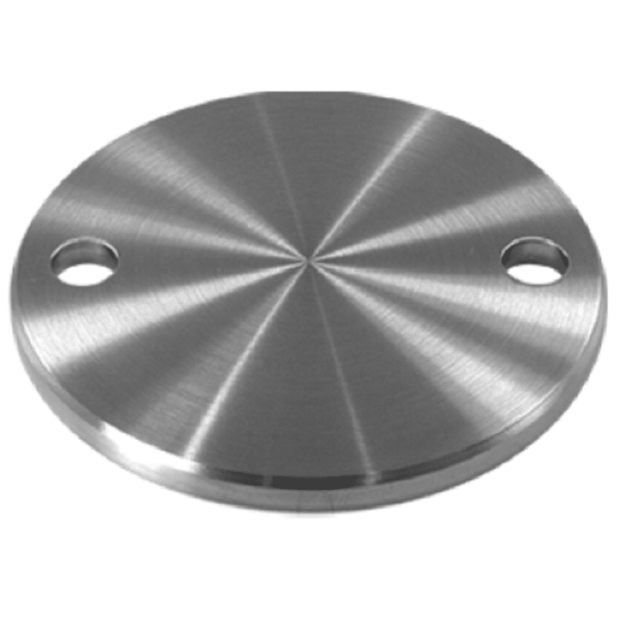 Ankerplaat Ø 100 x 6 mm RVS-316 mat geslepen main product photo