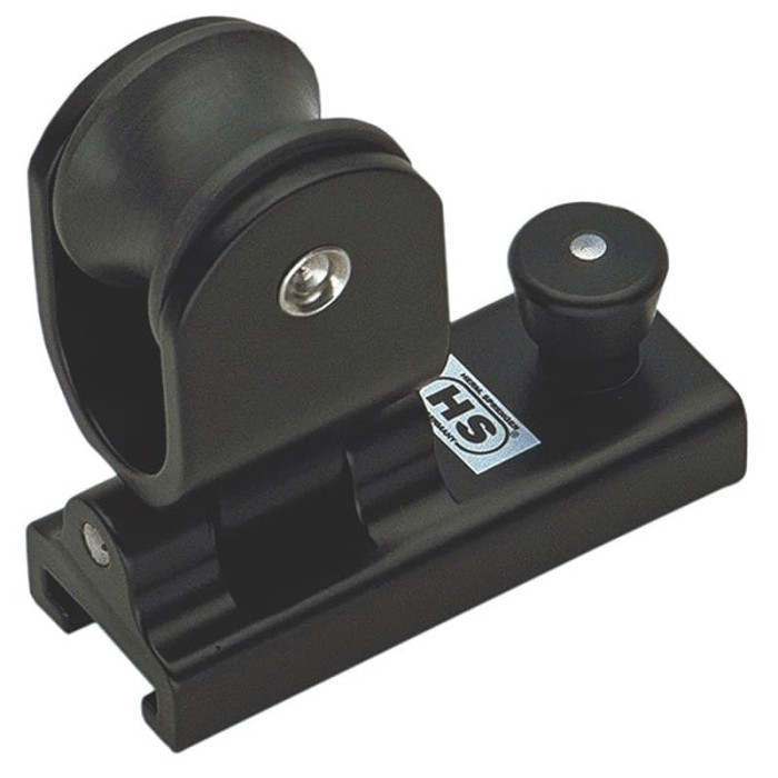 Sprenger genuaslede met katrol profiel 20 x 3 mm rol diameter 30 mm lengte 65 mm zwart geanodiseerd main product photo