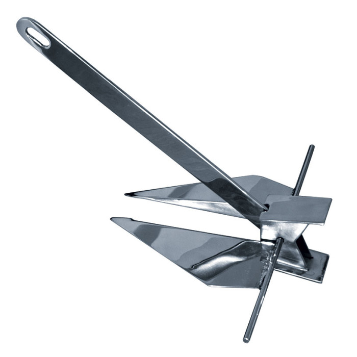 Danforth anker, 30kg RVS-316 (A4) main product photo