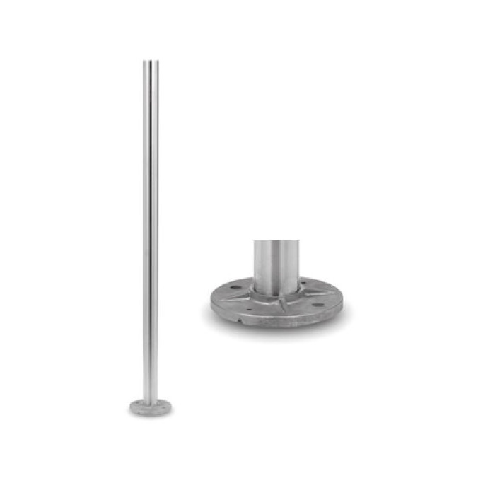 Baluster 42,4 mm x 2,0 mm 989 mm RVS-316 glanzend gepolijst model 0921 main product photo