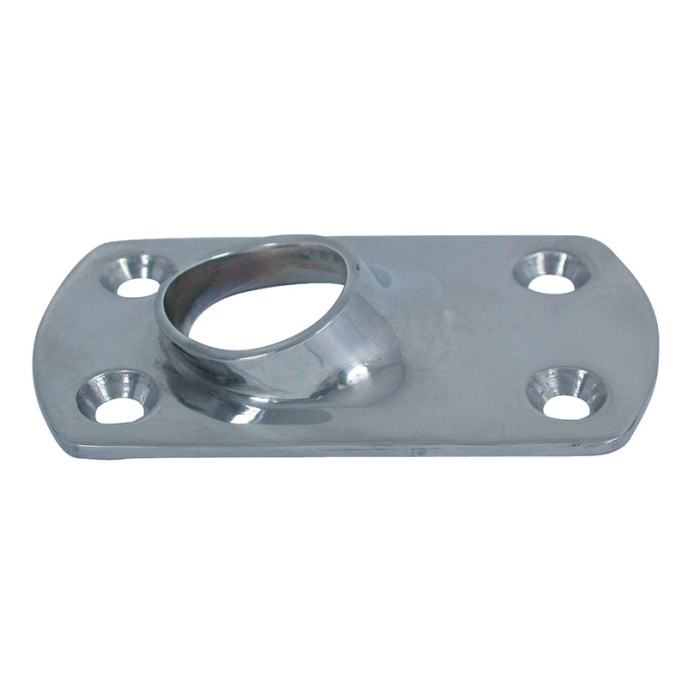 Railing lasflens rechthoek 60 graden, 25mm RVS-316 (A4) main product photo