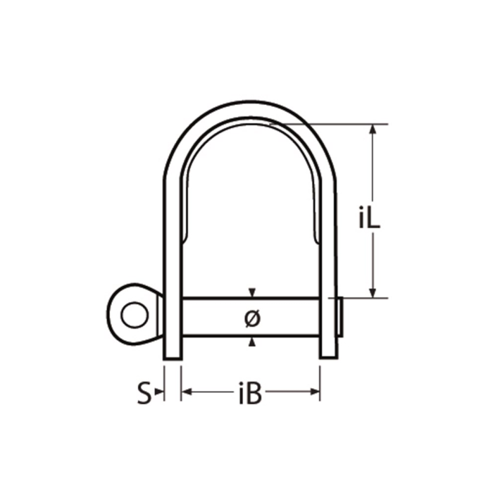 Plaatsluiting kort 5 mm RVS-316 main product photo