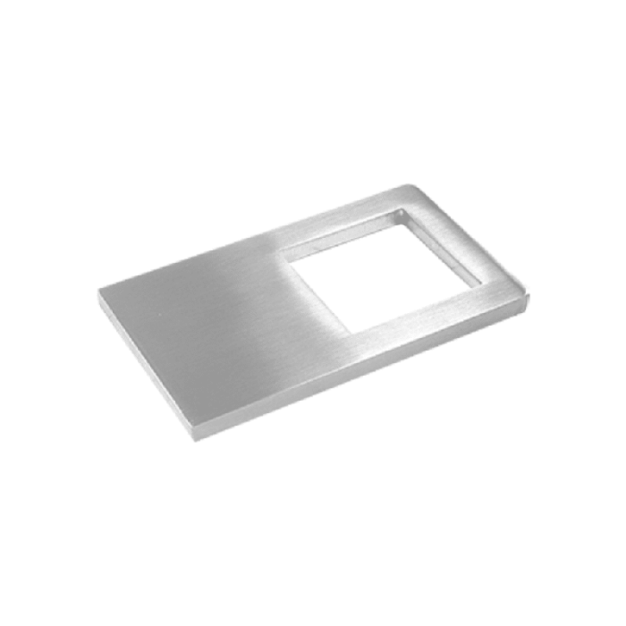 Wandankerplaat voor koker 40 x 40 mm, RVS-304 main product photo