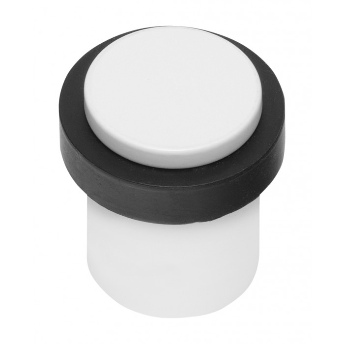 Deurstop BASICS LB10 vloer wit RVS-304 main product photo