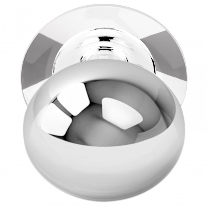 Voordeurknop BASICS LB80V voordeurknop vast op rozet gepolijst RVS main product photo