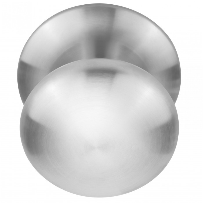 Voordeurknop BASICS LB80V voordeurknop vast op rozet mat RVS main product photo