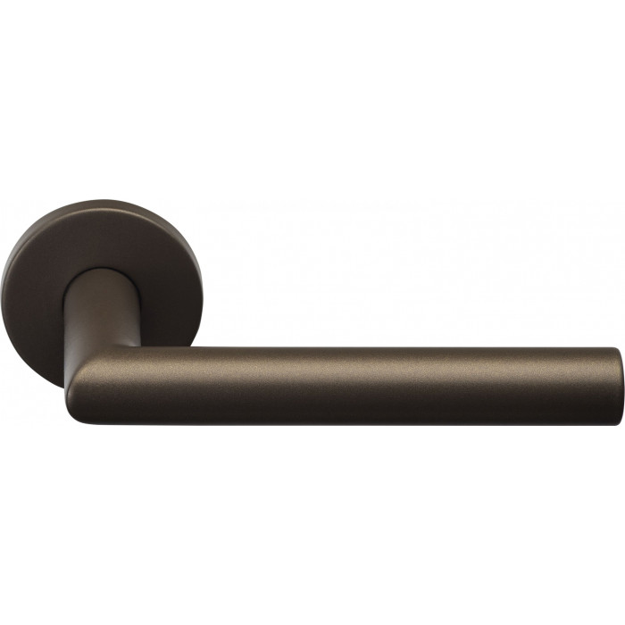 Deurkruk paar BASICS LB2-19 deurkruk EN1906 klasse 3 geveerd op rozet brons main product photo