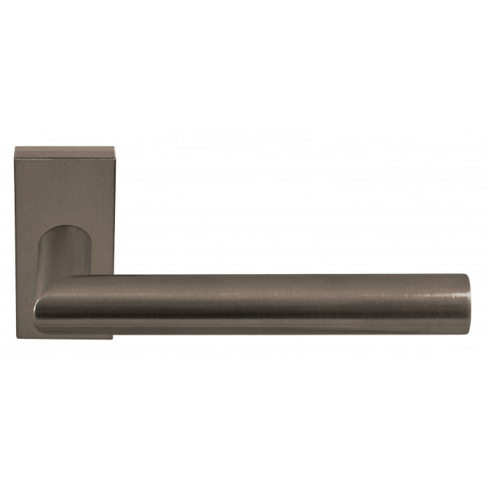 Deurkruk paar BASICS LB2-19-LSQRQ32G deurkruk dubbel geveerd op rechthoekige rozet brons main product photo