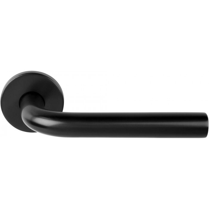 Deurkruk paar BASICS LB3-19 deurkruk EN1906 klasse 3 geveerd op rozet PVD gunmetal RVS-304 main product photo