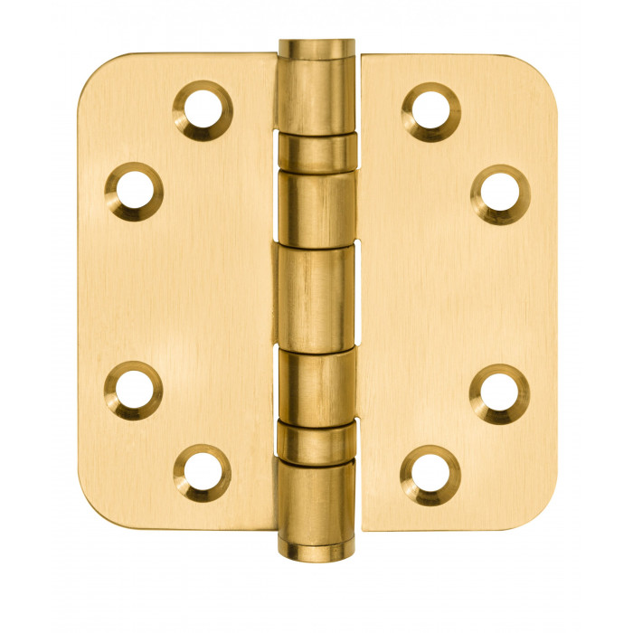 Kogelscharnier BASICS LBSA7676 afgerond PVD mat goud RVS-304 main product photo
