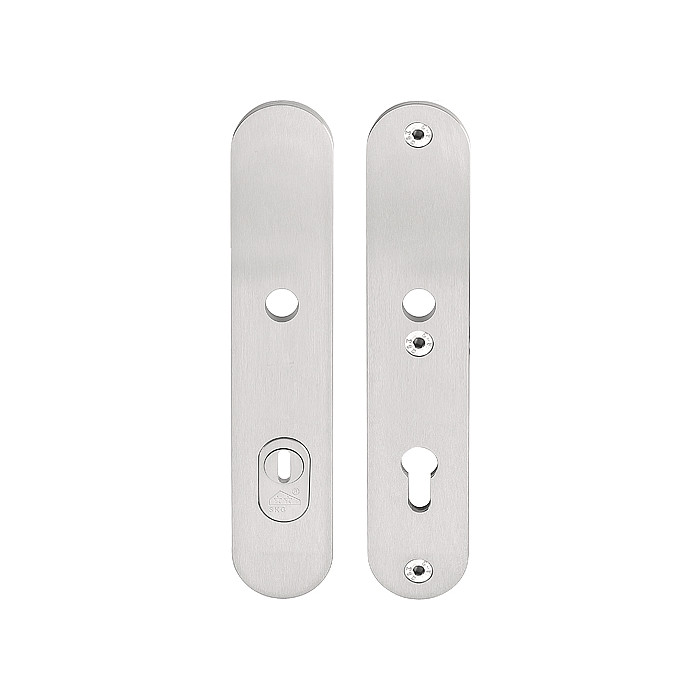 Massieve veiligheidsschilden met kerntrekebeveiliging BASICS LBSM-50KT kruk/kruk SKG*** PC55 mat RVS main product photo