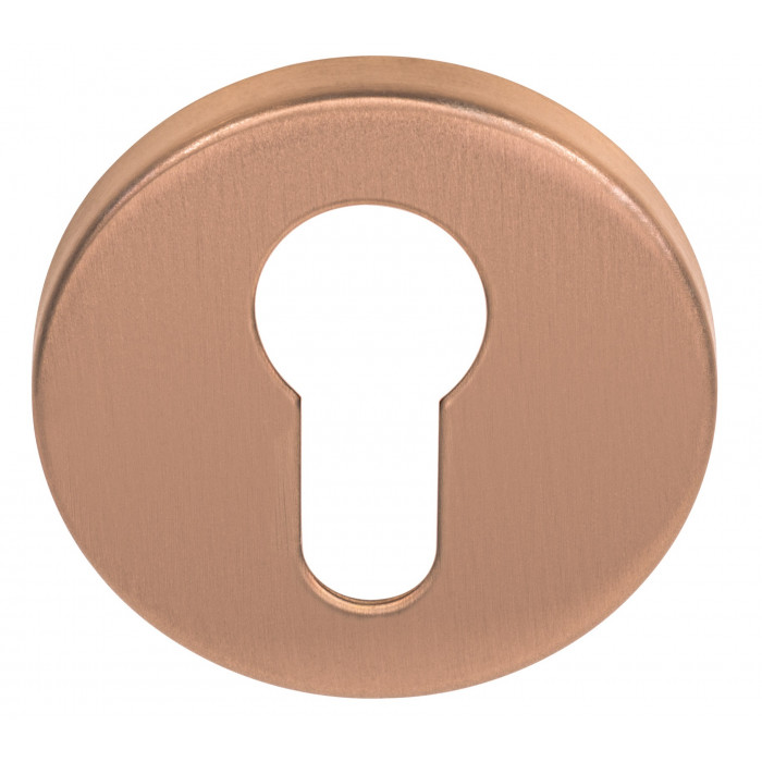 Cilinderplaatje BASICS LBY50 6 mm PVD mat brons RVS-304 main product photo