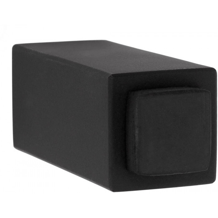 Deurstop SQUARE LSQ25 wand mat zwart RVS-304 main product photo