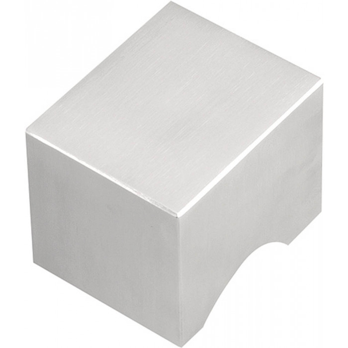 Meterkastknop SQUARE LSQ40V massief mat RVS main product photo