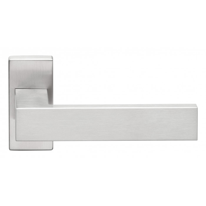 Deurkruk paar SQUARE LSQ4/Q32G dubbel geveerd op rozet mat RVS main product photo